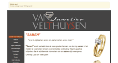 Desktop Screenshot of juweliervanvelthuysen.nl