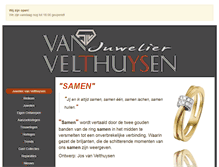 Tablet Screenshot of juweliervanvelthuysen.nl